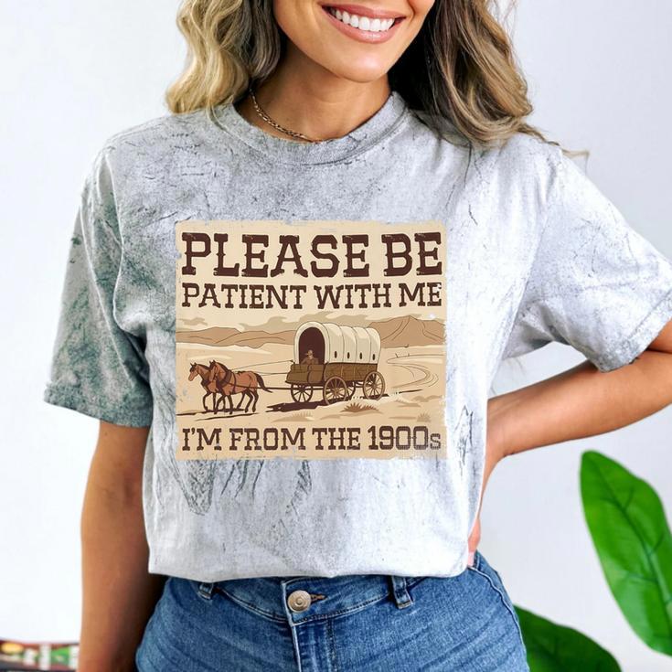 Boomer Millennial Please Be Patient I'm From The 1900s Premium Comfort Color Blast T-Shirt