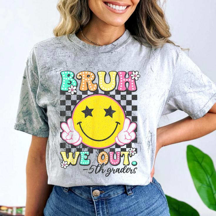 Bruh We Out 5th Graders Fifth Grade Graduation Class 2025 Comfort Color Blast T-Shirt