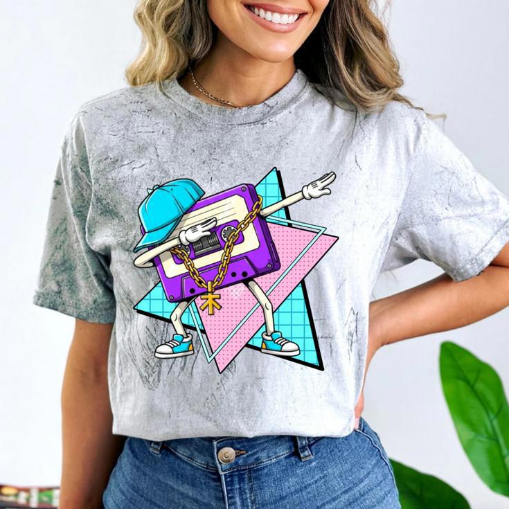 Dabbing Cassette Tape 70s 80s 80s Outfit Nostalgia Comfort Color Blast T-Shirt