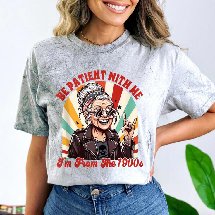 Elder Emo Grandma Nana Be Patient With Me I'm From The 1900s Comfort Color Blast T-Shirt