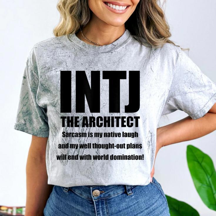 INTJ Architect Personality Introvert Sarcastic Comfort Color Blast T-Shirt