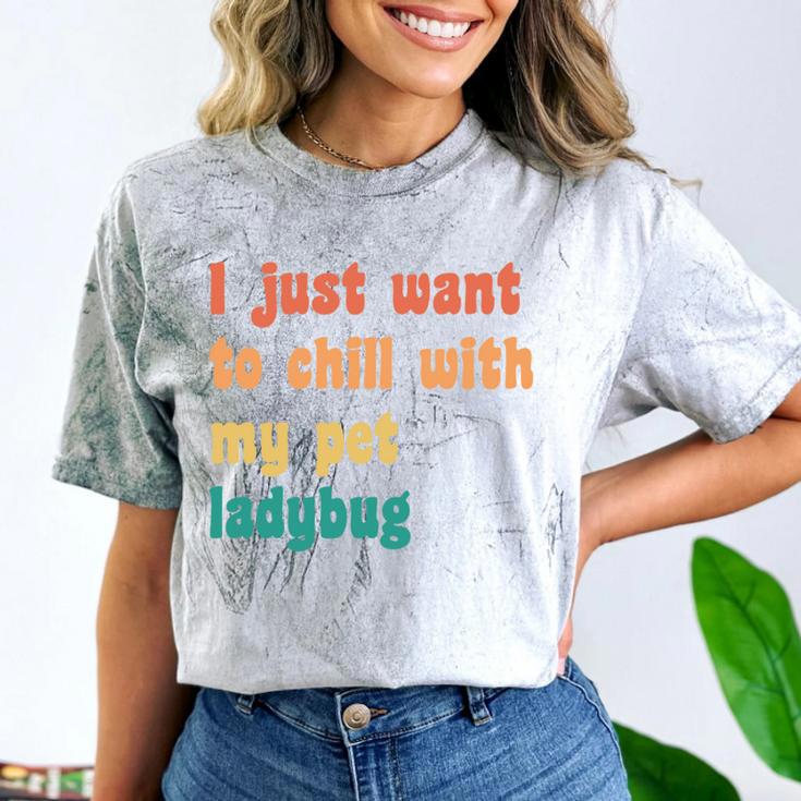 Introvert Pet Ladybug Mom Comfort Color Blast T-Shirt