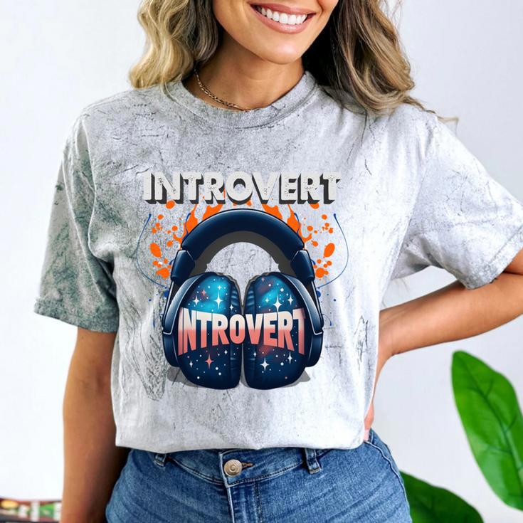 Introvert's Best Friend Noise-Canceling Headphones Comfort Color Blast T-Shirt