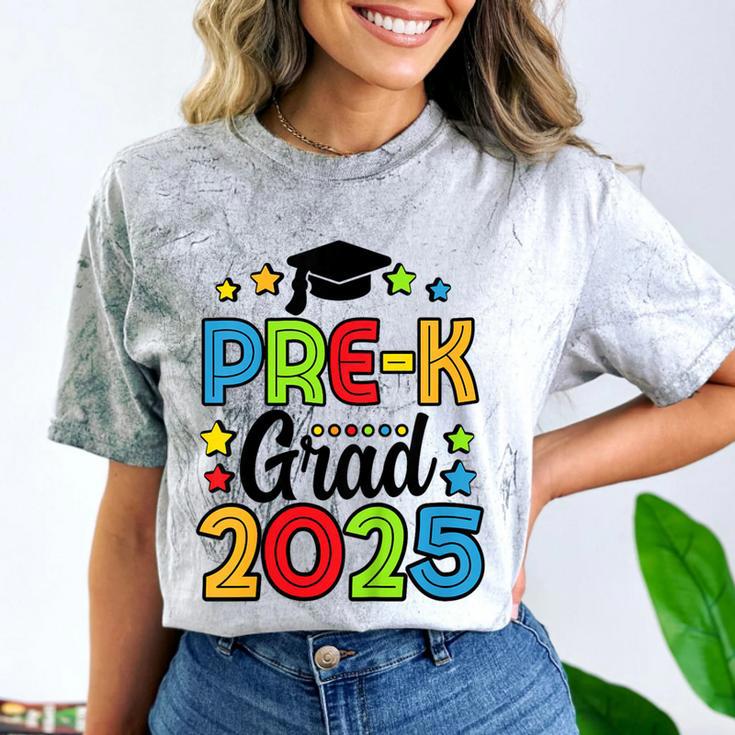 Kids Pre-K Grad 2025 Preschool Prek Graduation Comfort Color Blast T-Shirt