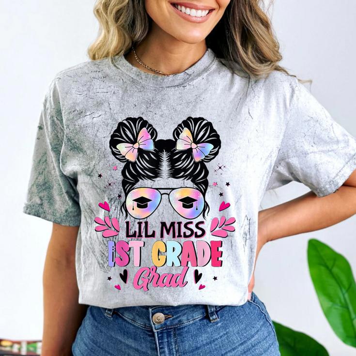 Lil Miss 1st Grade Grad Graduation Last Day Of 1st Grade Comfort Color Blast T-Shirt