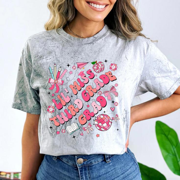 Lil Miss Third 3rd Grade Grad Graduation Last Day Girls Kid Comfort Color Blast T-Shirt