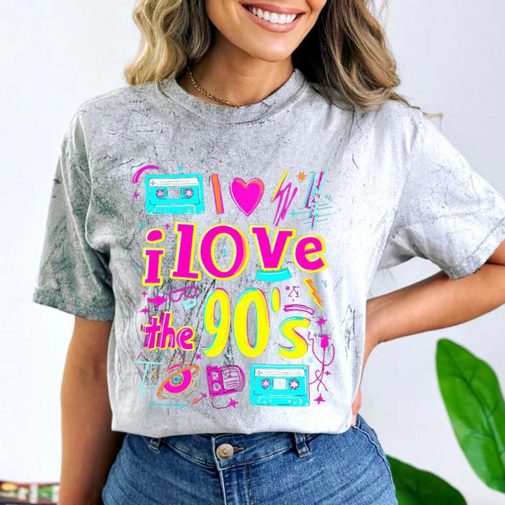 I Love The 90'S 90s Nostalgia Premium Tri-Blend Comfort Color Blast T-Shirt
