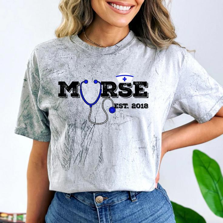 Murse Est 2018  Male Nurse Graduation Comfort Color Blast T-Shirt