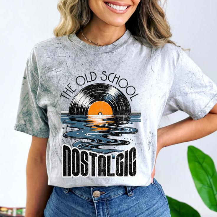 Music Old School Nostalgia Record Premium Tri-Blend Comfort Color Blast T-Shirt