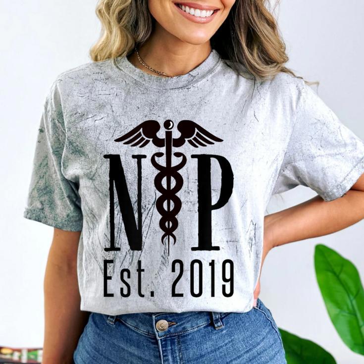 Nurse Practitioner Graduation NP Est 2019 Shirt Comfort Color Blast T-Shirt