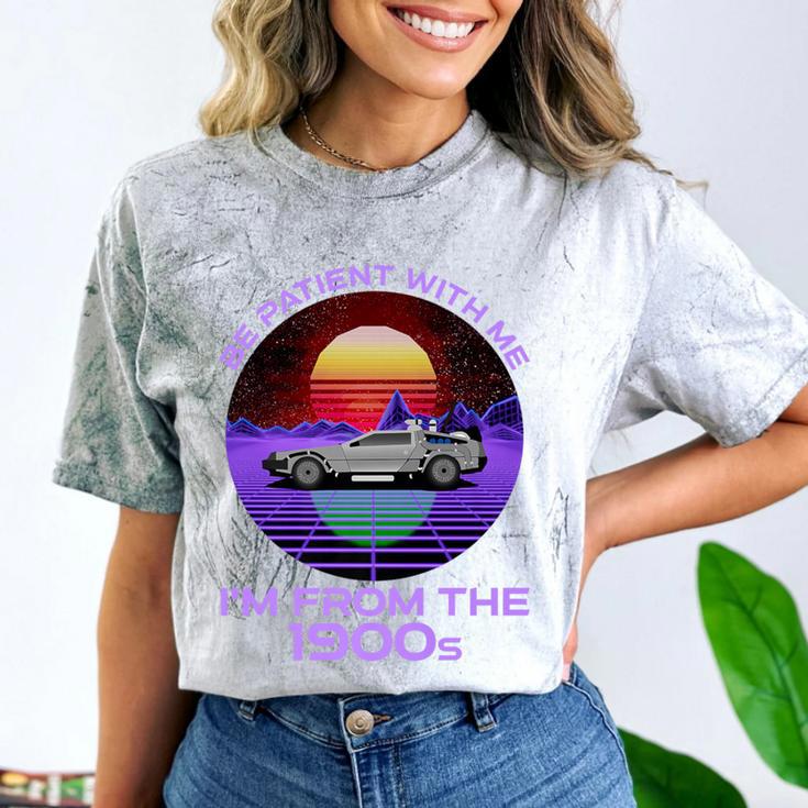 Be Patient With Me I'm From The 1900s Synthwave Premium Comfort Color Blast T-Shirt