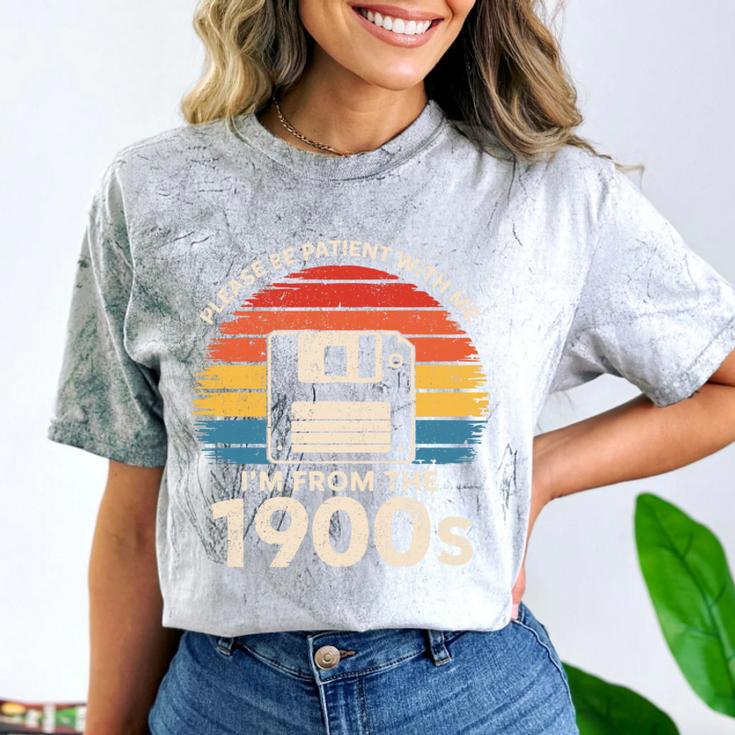 Please Be Patient With Me I'm From The 1900s Floppy Disk Premium Tri-Blend Comfort Color Blast T-Shirt
