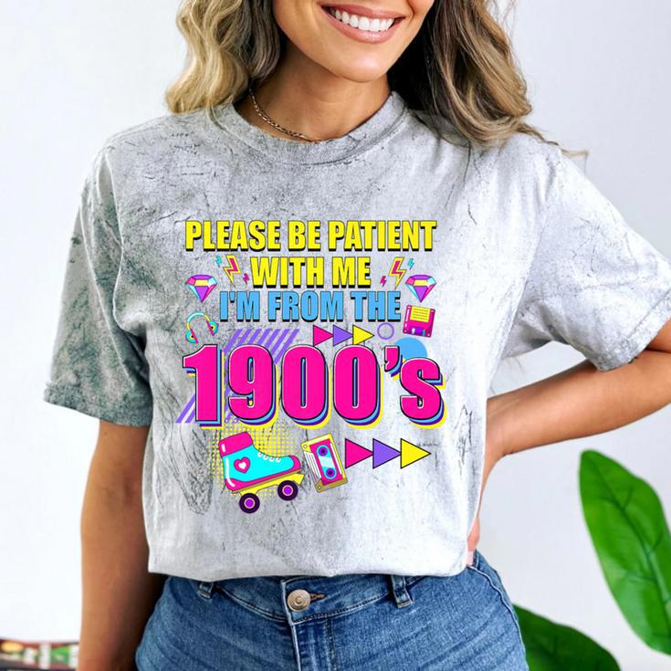 Please Be Patient With Me I'm From The 1900s Retro Vibes Premium Comfort Color Blast T-Shirt