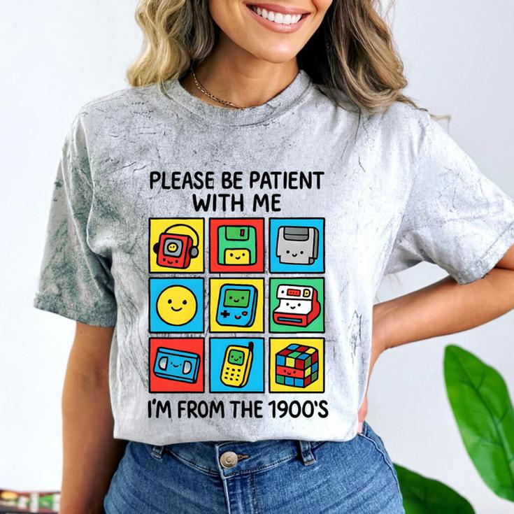 Please Be Patient With Me I'm From The 1900s Vintage 90s Premium Tri-Blend Comfort Color Blast T-Shirt