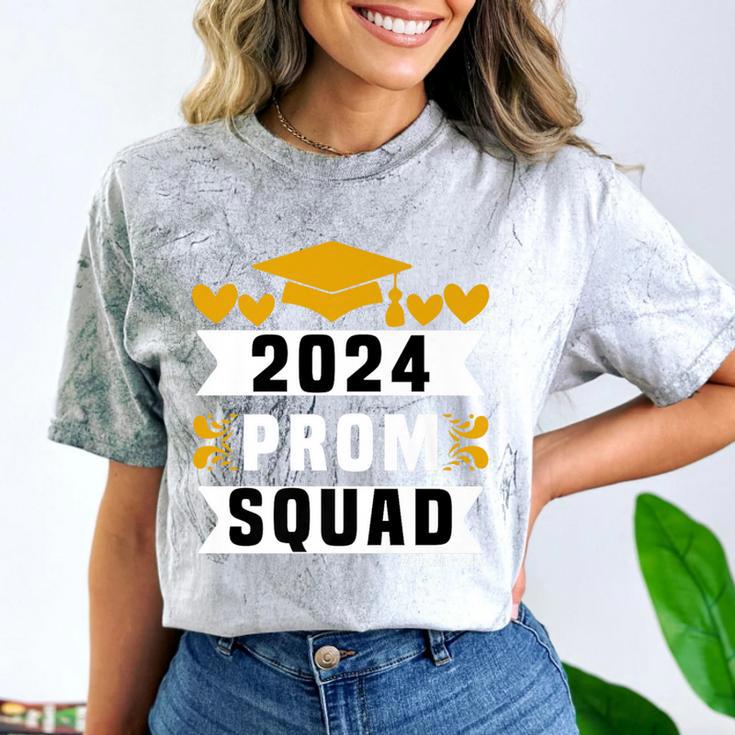 Prom Squad 2024 High School Graduation Party Premium Comfort Color Blast T-Shirt