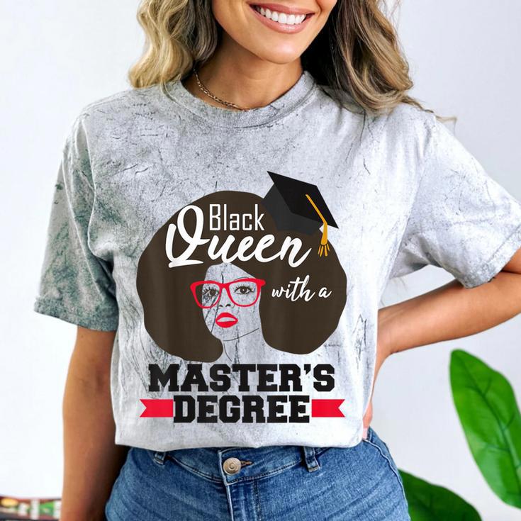 Queen Masters Degree Graduation Social Work MSW MPH Comfort Color Blast T-Shirt