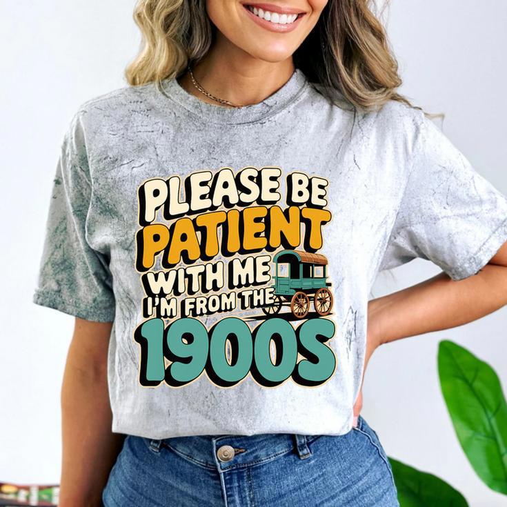 Saying Please Be Patient With Me I'm From The 1900s Premium Tri-Blend Comfort Color Blast T-Shirt