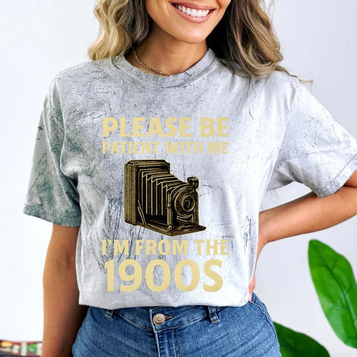 Vintage Please Be Patient With Me I'm From The 1900s Camera Premium Comfort Color Blast T-Shirt