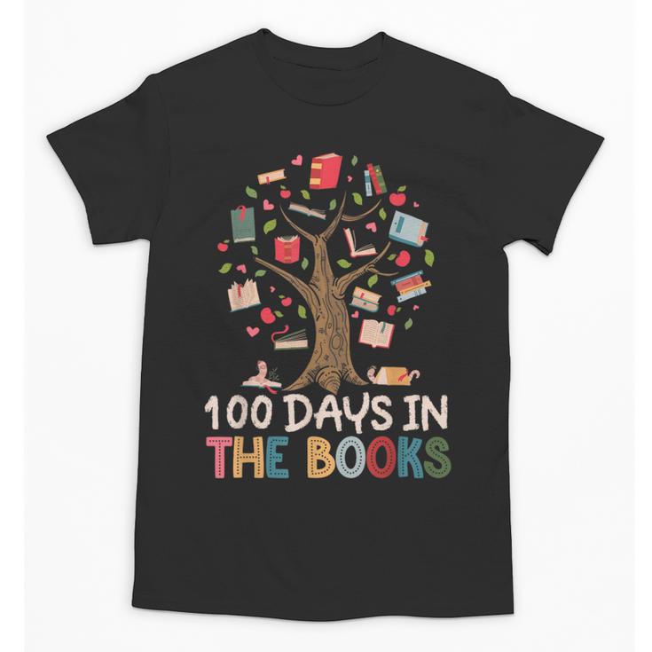 100 Days In The Books Reading Teacher Cute Book Lover Unisex T-Shirt