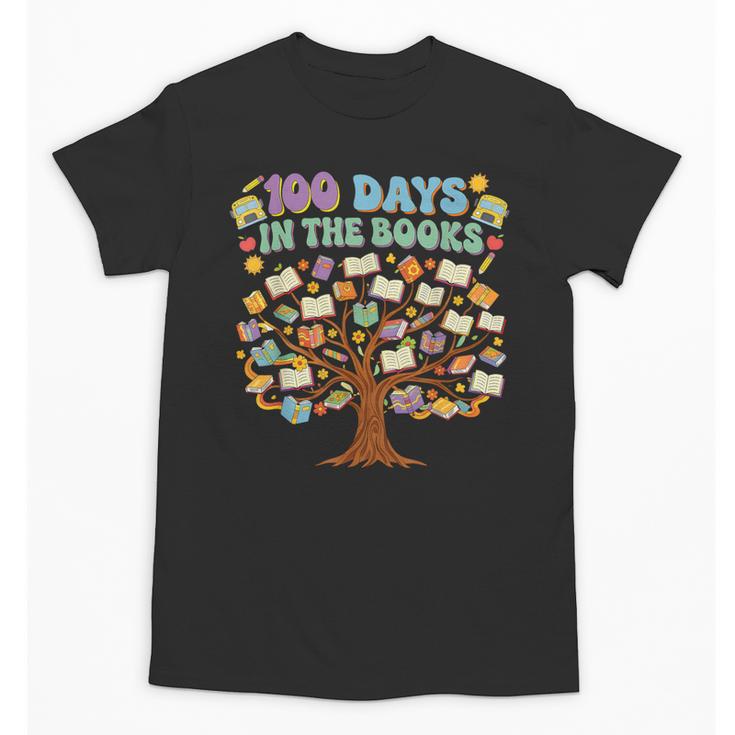 100 Days Of School 100 Days In The Books English Teacher Unisex T-Shirt