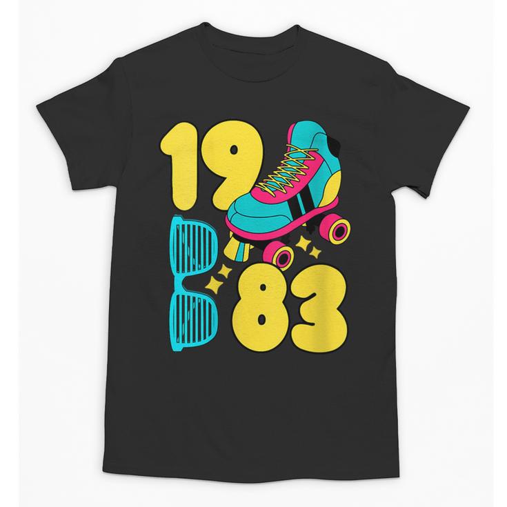 1983 Retro Raised In The 80s Old School Nostalgia Vibes Unisex T-Shirt