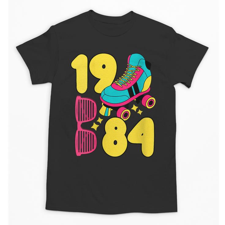1984 Retro Raised In The 80s Old School Nostalgia Vibes Unisex T-Shirt