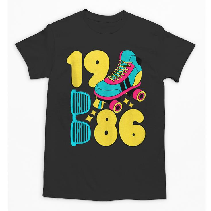 1986 Retro Raised In The 80s Old School Nostalgia Vibes Unisex T-Shirt