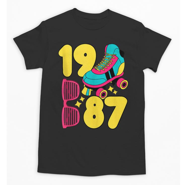1987 Retro Raised In The 80s Old School Nostalgia Vibes Unisex T-Shirt