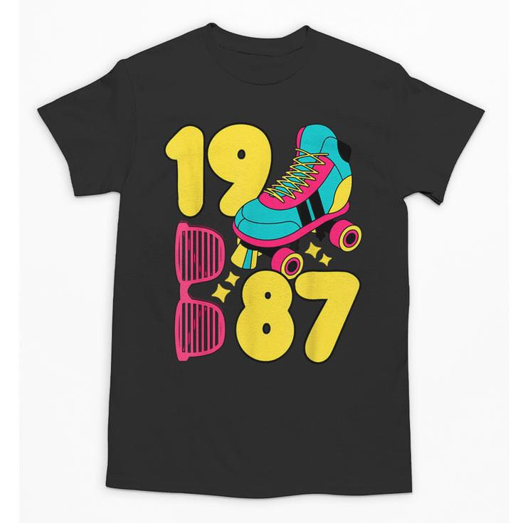 1987 Retro Raised In The 80s Old School Nostalgia Vibes Unisex T-Shirt