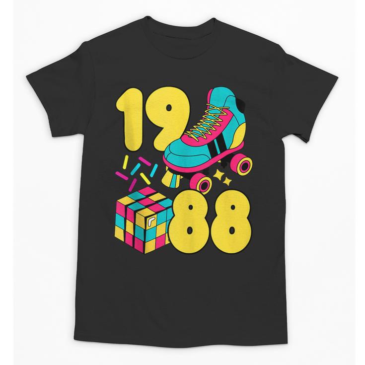 1988 Retro Raised In The 80s Old School Nostalgia Vibes Unisex T-Shirt