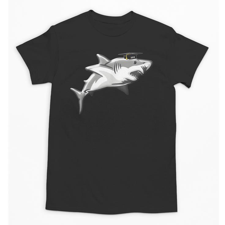 2019 Graduation Shark T Shirt High School College Grad Unisex T-Shirt