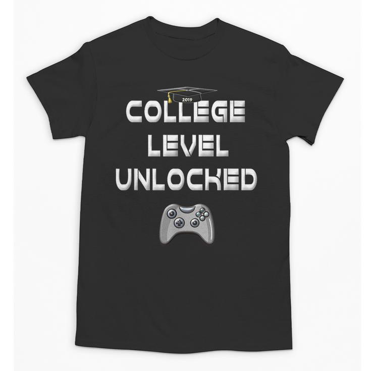 2019 High School Graduation College Level Unlocked Tee Unisex T-Shirt