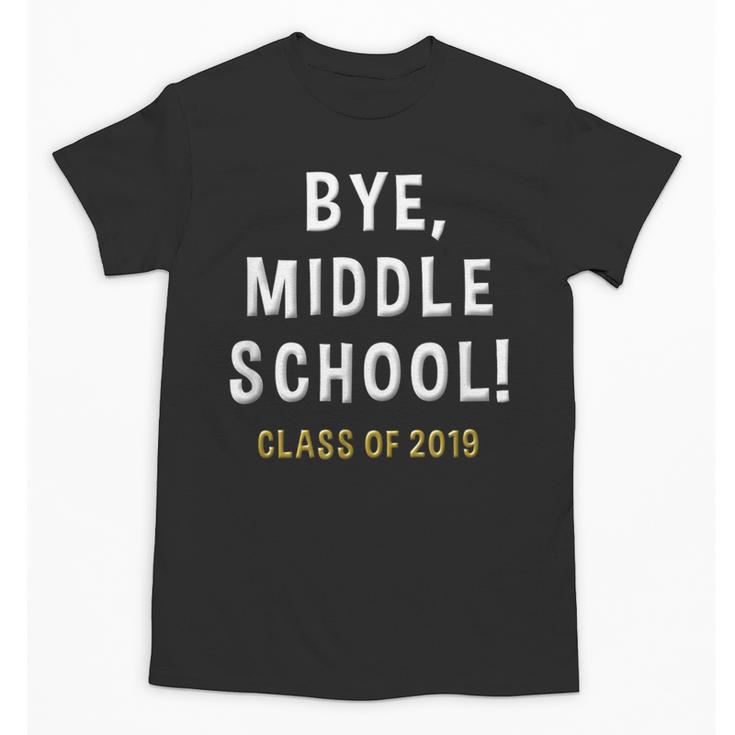 2019 Middle School Graduation Junior High Student Shirt Unisex T-Shirt