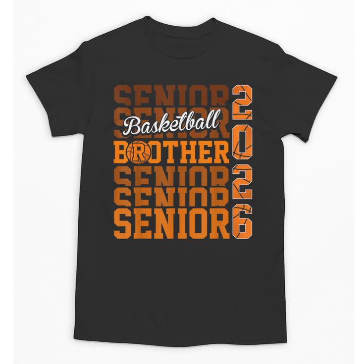2026 Basketball Senior Brother Graduation Matching Family Unisex T-Shirt