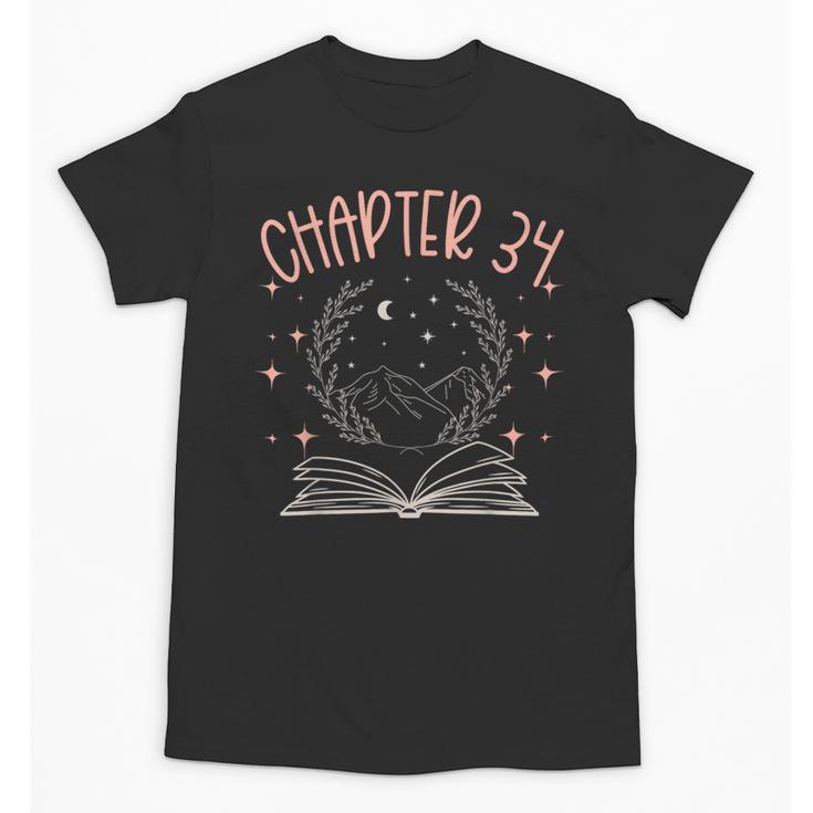 34th Birthday Women Book Lovers Chapter 34 Its My Birthday Unisex T-Shirt