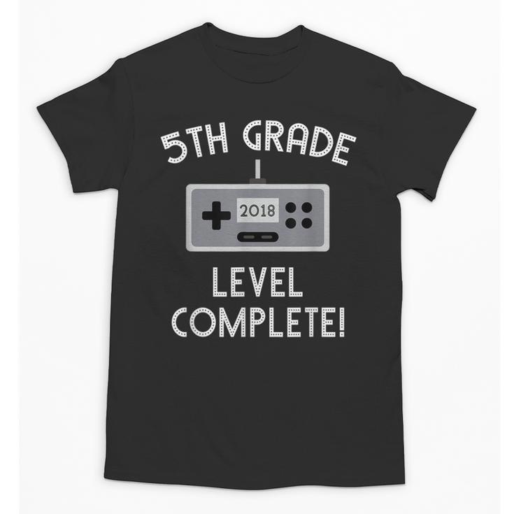 5th Grade Graduation Shirt Level Complete Video Gamer Unisex T-Shirt