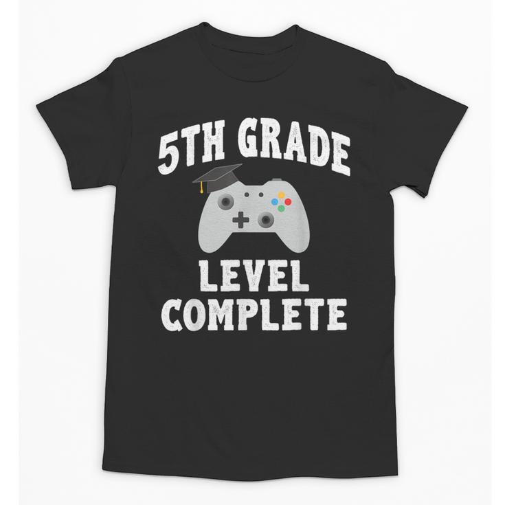 5th Grade Level Complete Gamer Class Of 2025 Graduation Unisex T-Shirt