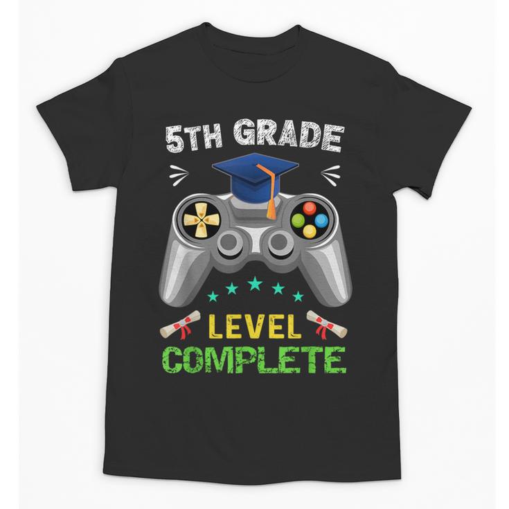 5th Grade Level Complete Gaming Graduation Class 2023 Gamer Unisex T-Shirt