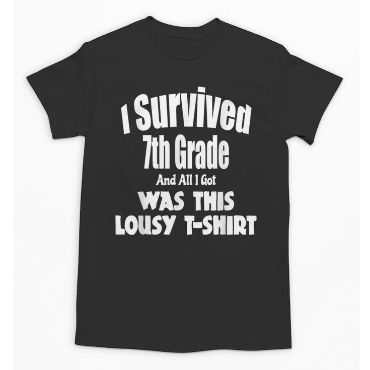 7th Seven Grade Graduation Shirt Boy Girl Graduate Education Unisex T-Shirt
