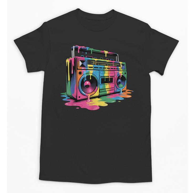80s 90s Hip Hop Nostalgia Retro Boombox Music Lovers Unisex T-Shirt