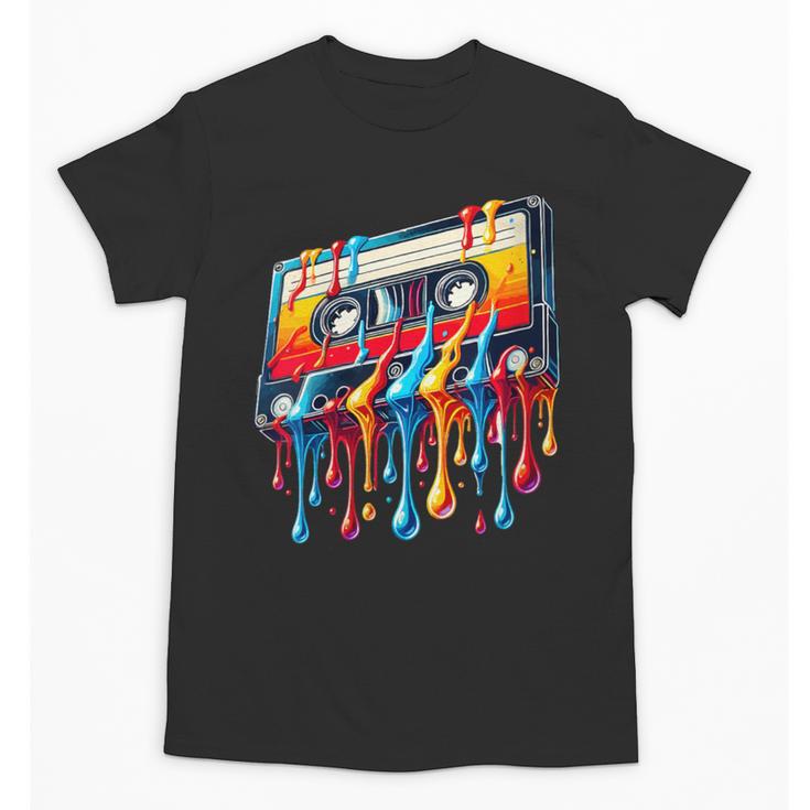 80s 90s Retro Party Costume Nostalgia Cassette Unisex T-Shirt
