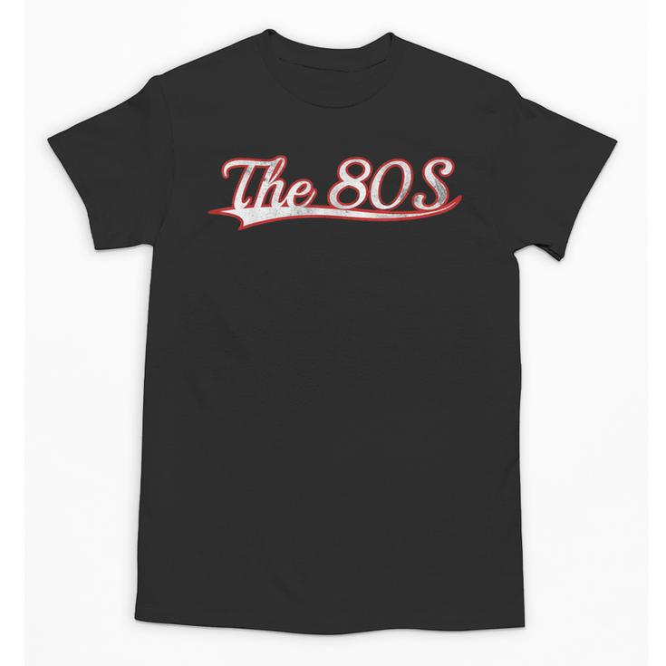 The 80S Eighties Decade Nostalgia Music Vintage Varsity Unisex T-Shirt