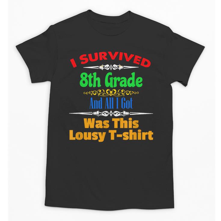 8th Grade Graduation  Boys Girls Grad Education Unisex T-Shirt