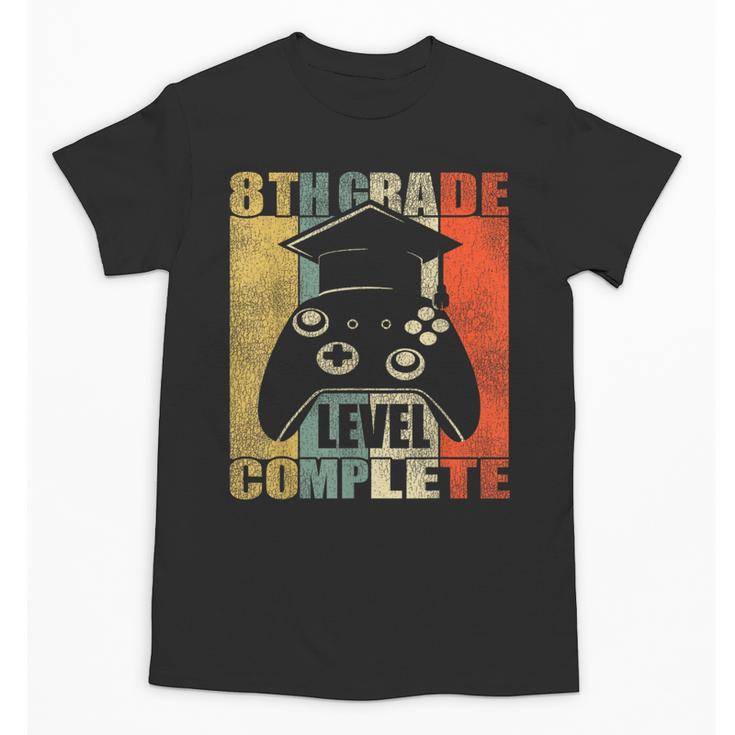 8th Grade Level Complete Gamer Class Of 2024 Graduation Unisex T-Shirt