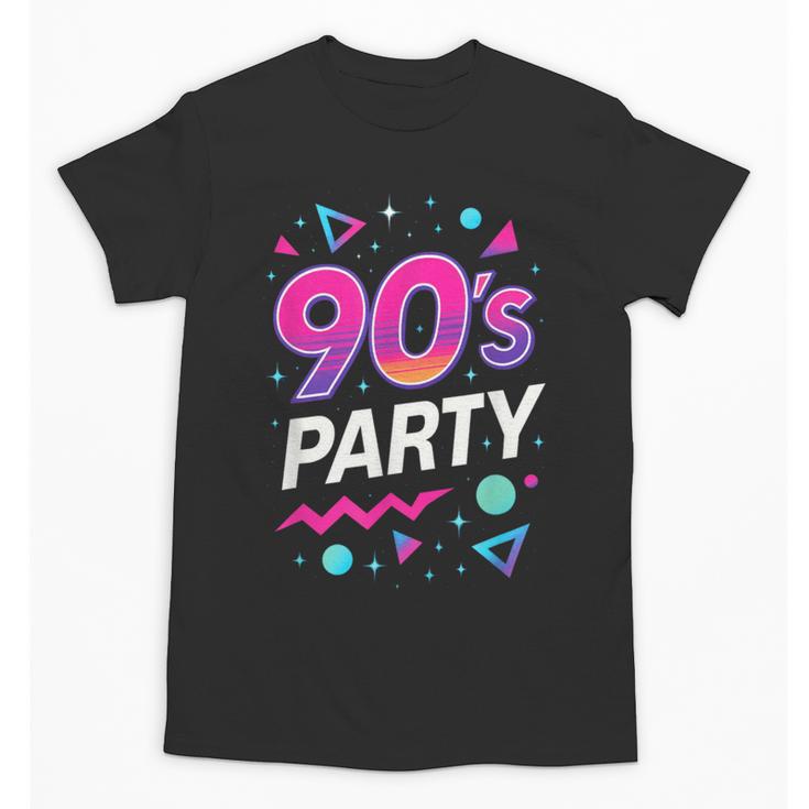 90's Party 90s Nostalgia Retro Rave Dance Music Unisex T-Shirt