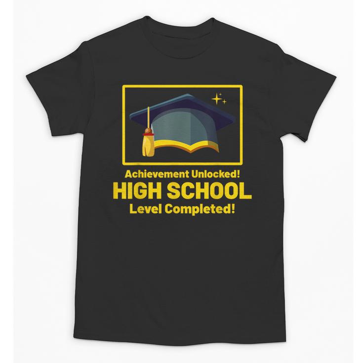 Achievement Unlocked High School Graduation Gamer Unisex T-Shirt