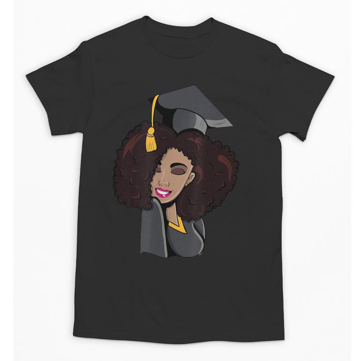 African Woman Educated Graduation 2019 Proud Unisex T-Shirt