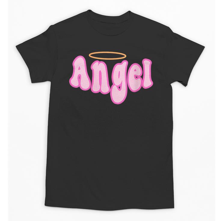Angel Y2k Aesthetic 2000s Millennial Nostalgia Retro Pink Unisex T-Shirt