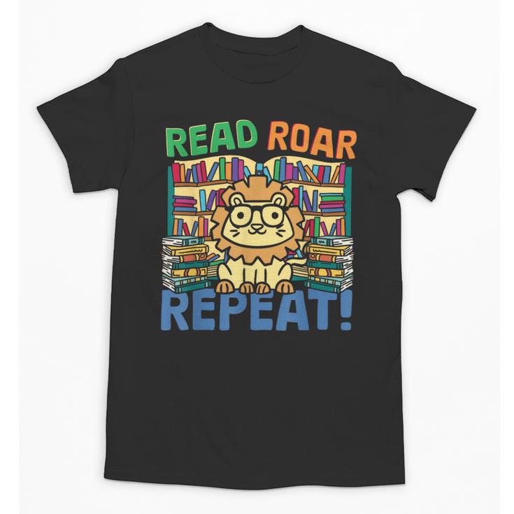 Animals Read Reading Book Library First Day Of School Kids Unisex T-Shirt