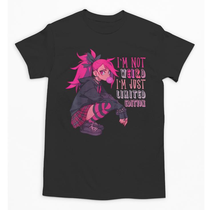 Anime Girl I'm Not Weird Just Limited Edition Introvert Goth Unisex T-Shirt